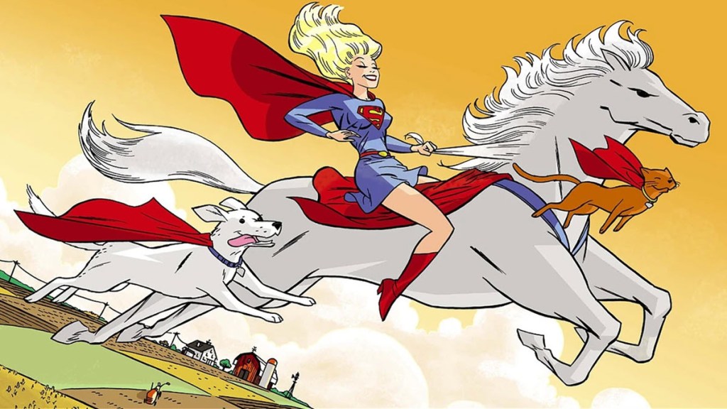 Supergirl and the Super Pets Krypto Streaky and Comet