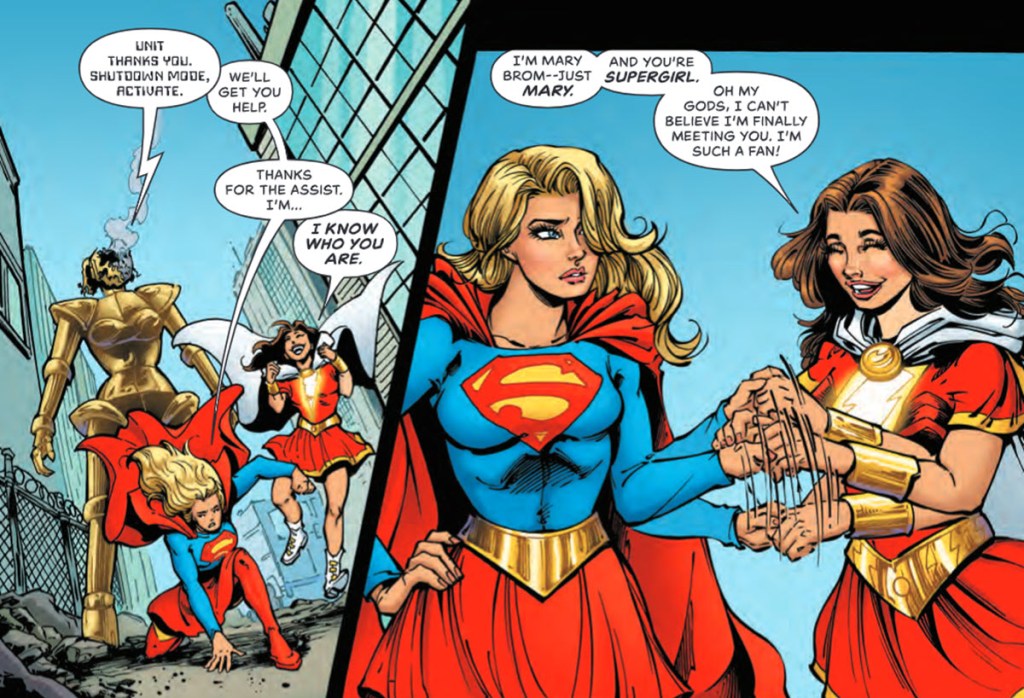 Supergirl meets Mary Marvel in Summer of Supergirl Special #1