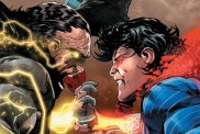 Superman vs. King Shazam in Absolute Superman #20 cover by Rafa Sandoval
