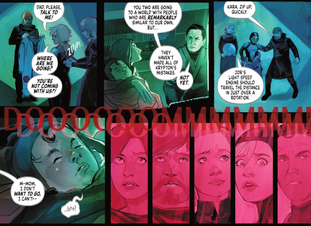 The House of El discuss their plan in Supergirl Survive #1