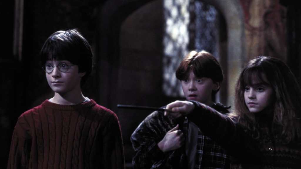 The kids in Harry Potter and the Sorcerer's Stone.