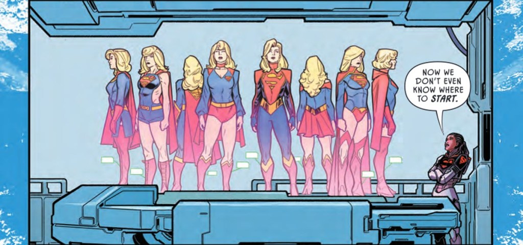 The many costumes of Kara Zor-El in Summer of Supergirl Special #1