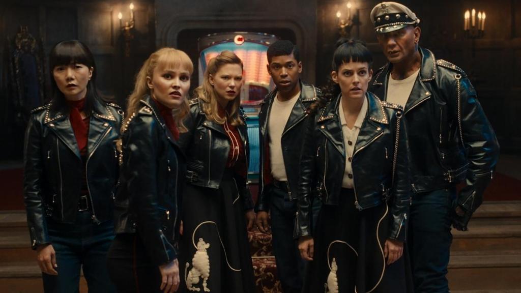 Dave Bautista & More A-List Actors Are 1950s Biker Aliens in Wild Alpha Gang First Look