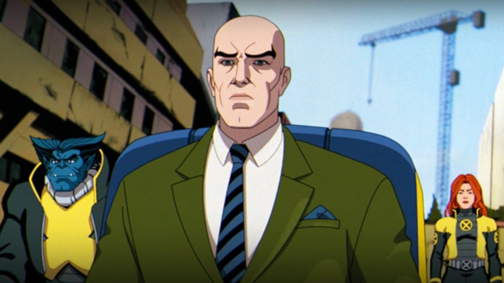 Beast, Professor X and Jean Grey in X-Men '97 Season 2