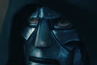 Doctor Doom close-up in Avengers Doomsday trailer