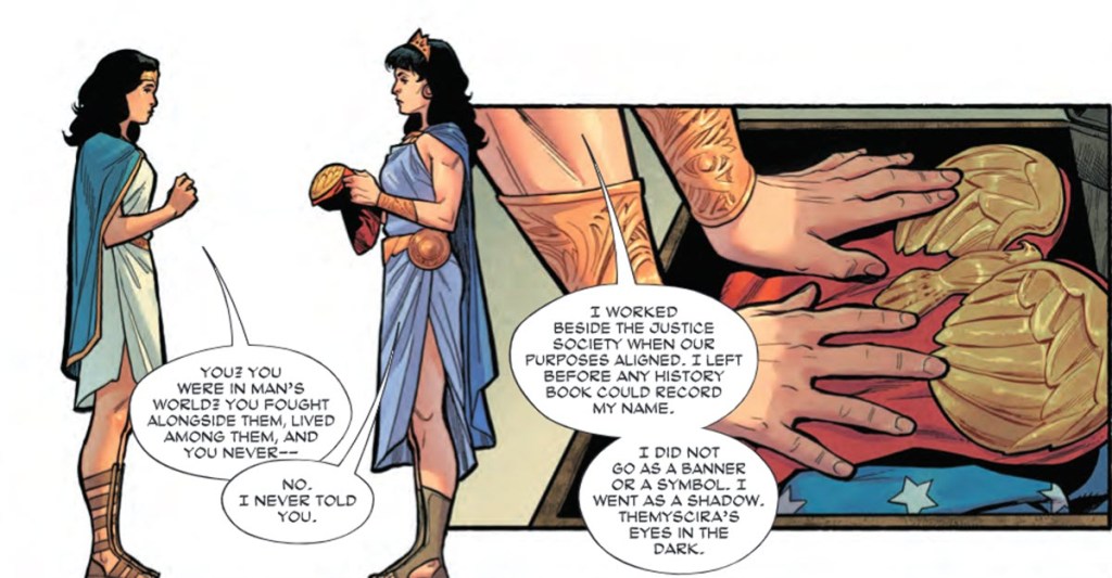 Hippolyta reveals she was first Wonder Woman to Diana