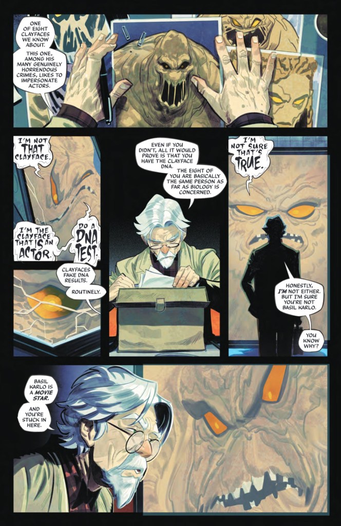 History and Origins of Clayface recalled in Clayface Celebrity Dirt #1