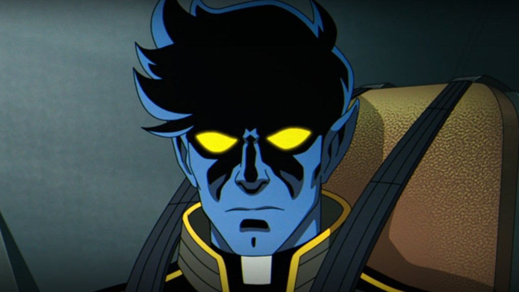Nightcrawler in X-Corp Uniform with Priest Collar