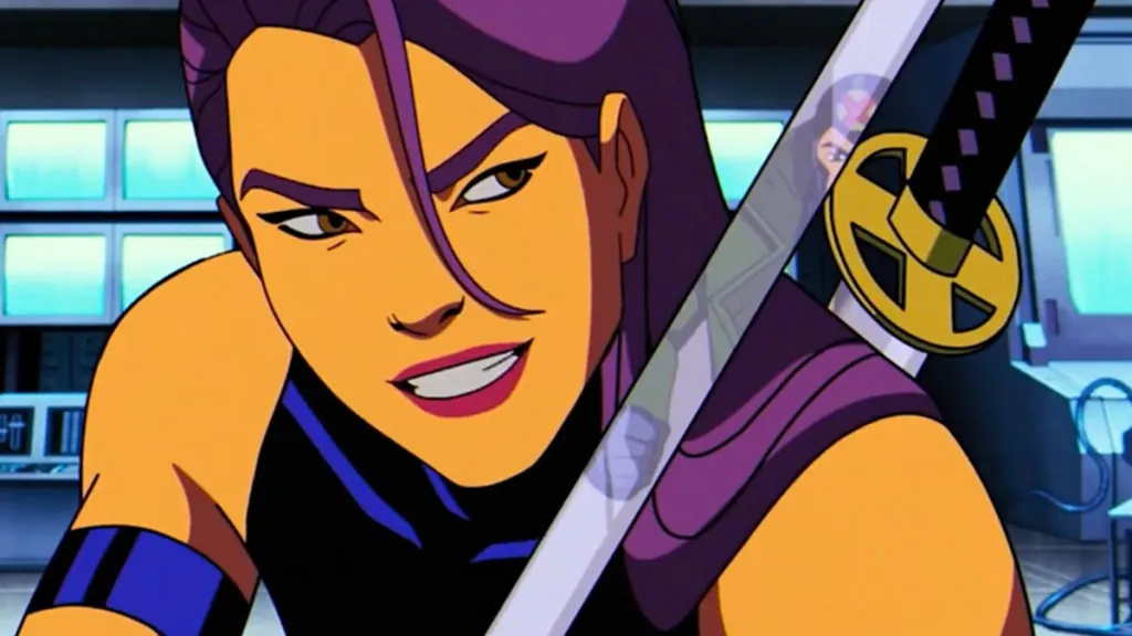 Psylocke fights Multiple Man in X-Men '97