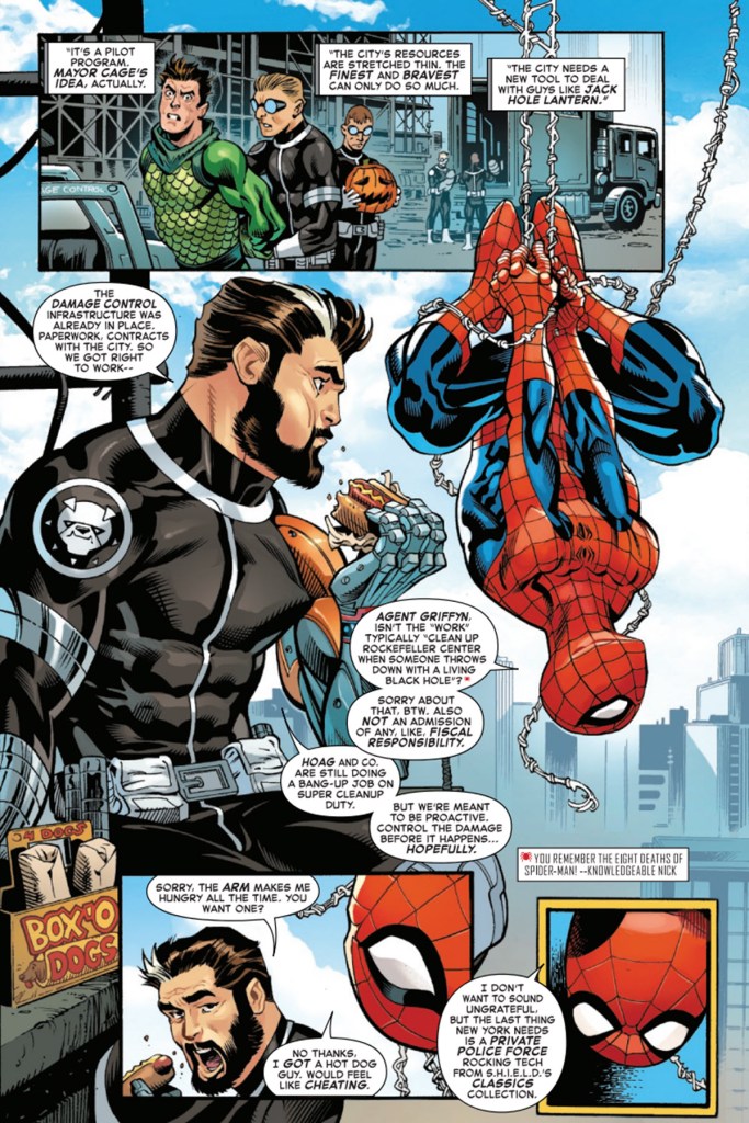 Spider-Man learns about all new Damage Control