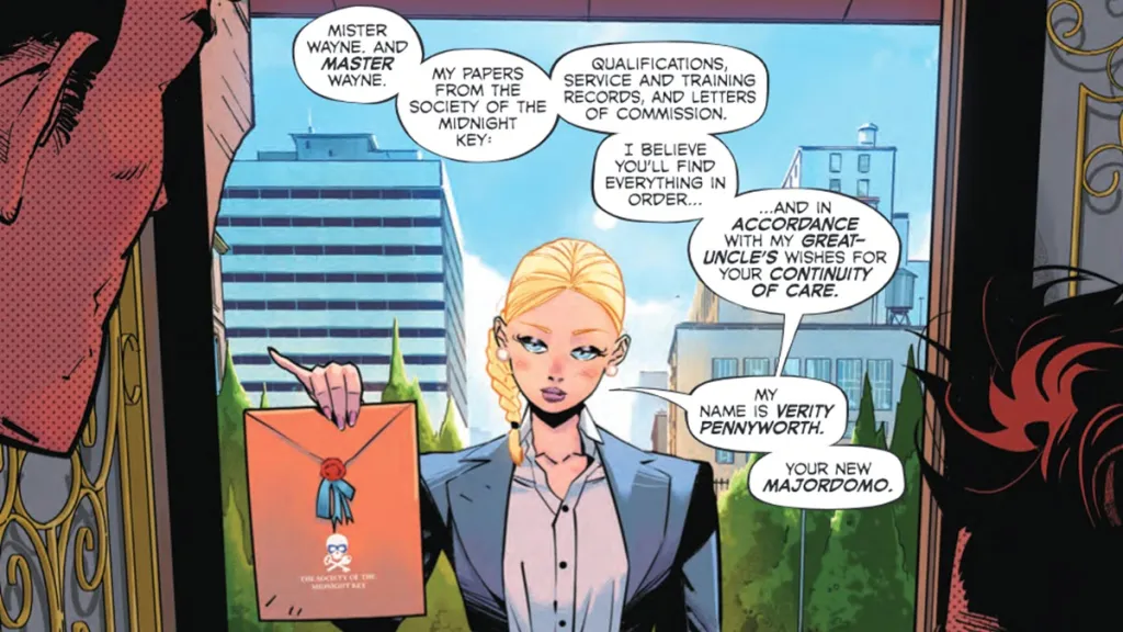 Verity Pennyworth introduces herself in Batman #11