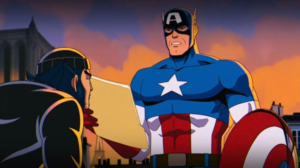Wolverine y el Capitán América en la segunda temporada de X-Men '97