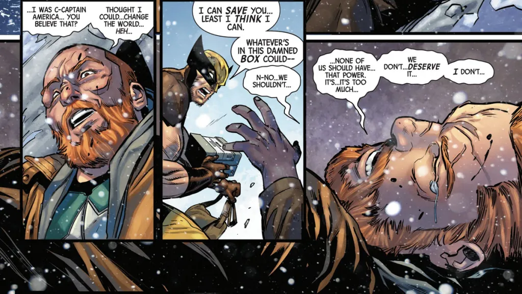 Wolverine saves David Colton with an Origin Box