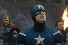 The Avengers posing in Avengers.