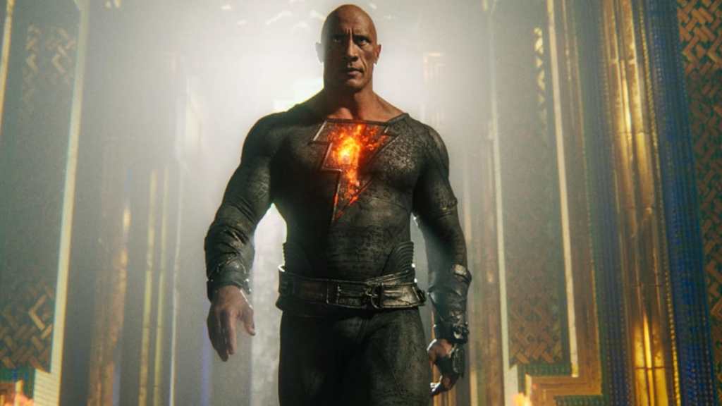 Dwayne Johnson as Black Adam.