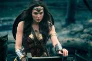 Gal Gadot as Wonder Woman.