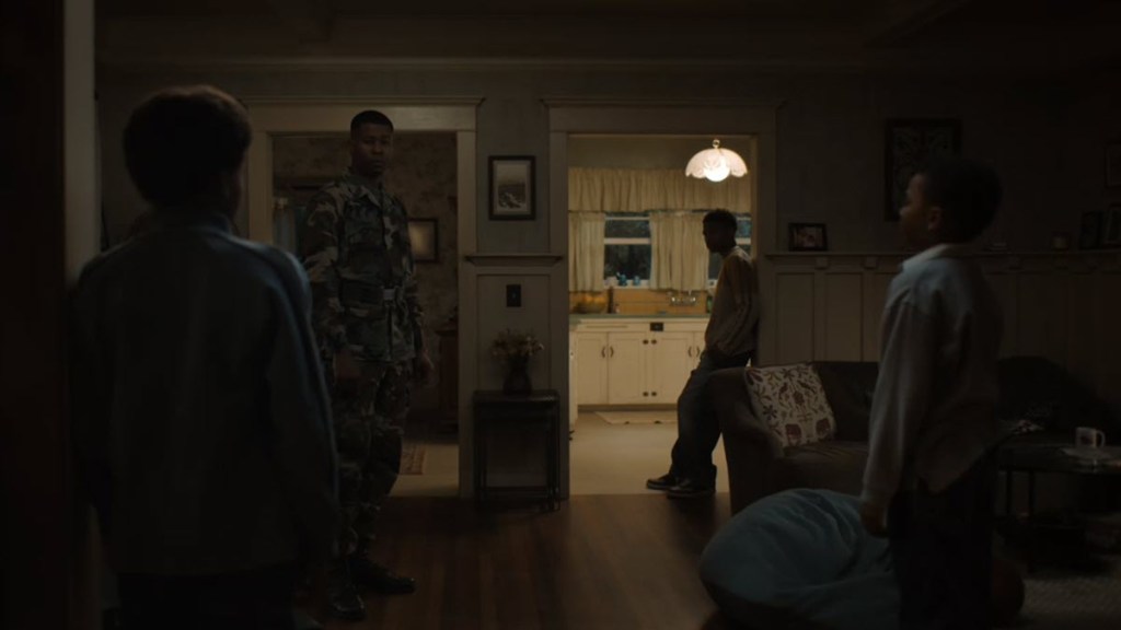 John Stewart Jr and Brothers face Father in Lanterns Season 1 Episode 1