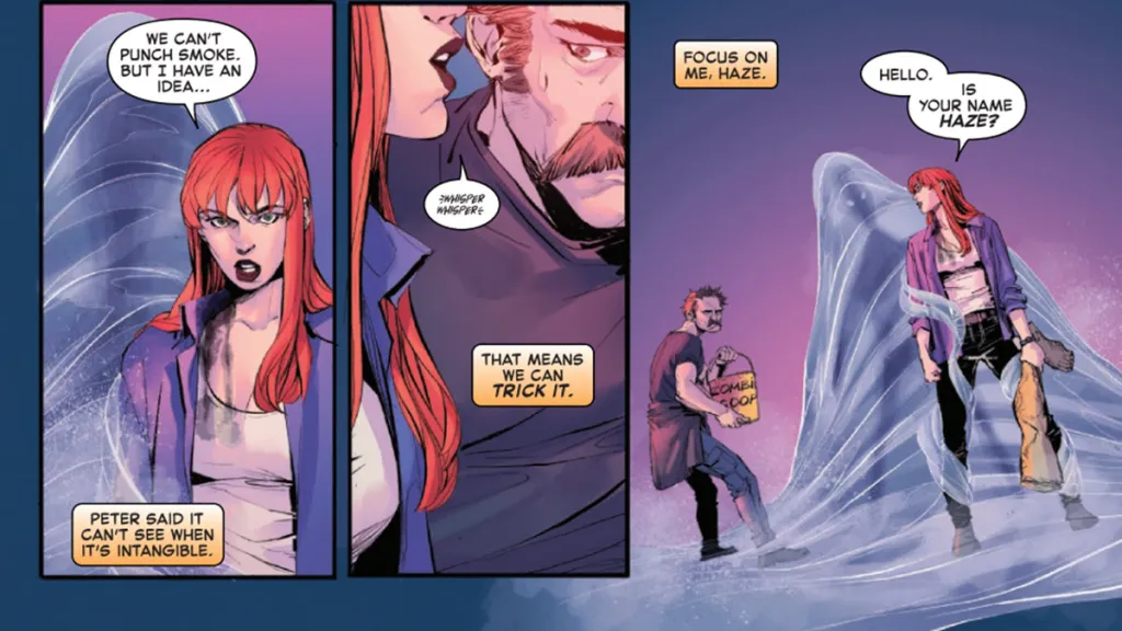 MJ Takes on Haze in Mary Jane Face It Tiger Special #21