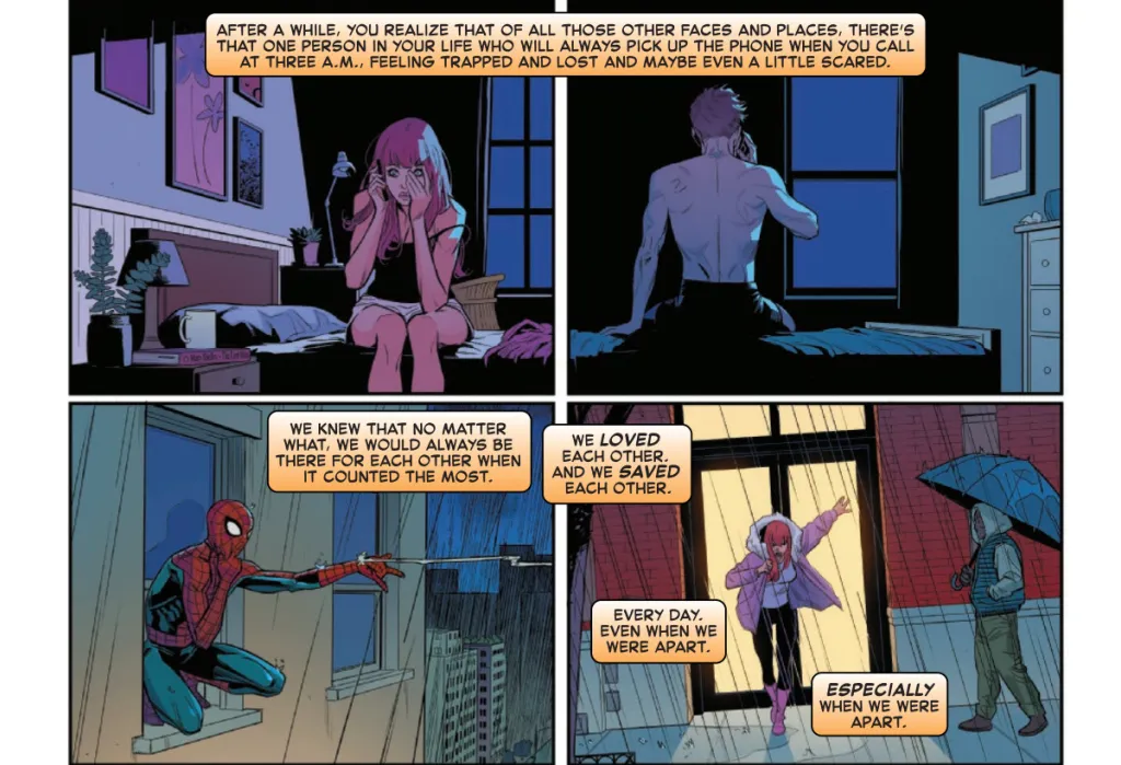 MJ Watson and Peter Parker in Mary Jane Face It Tiger Special