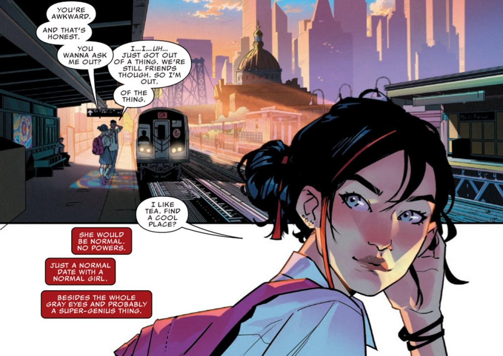 Miles Morales with new crush Valentina