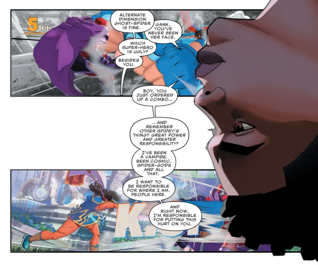 Miles discusses his recent problems in Miles Morales Spider-Man #1