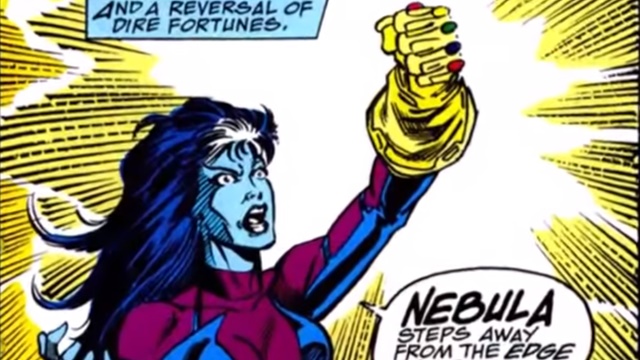Nebula Takes The Infinity Gauntlet