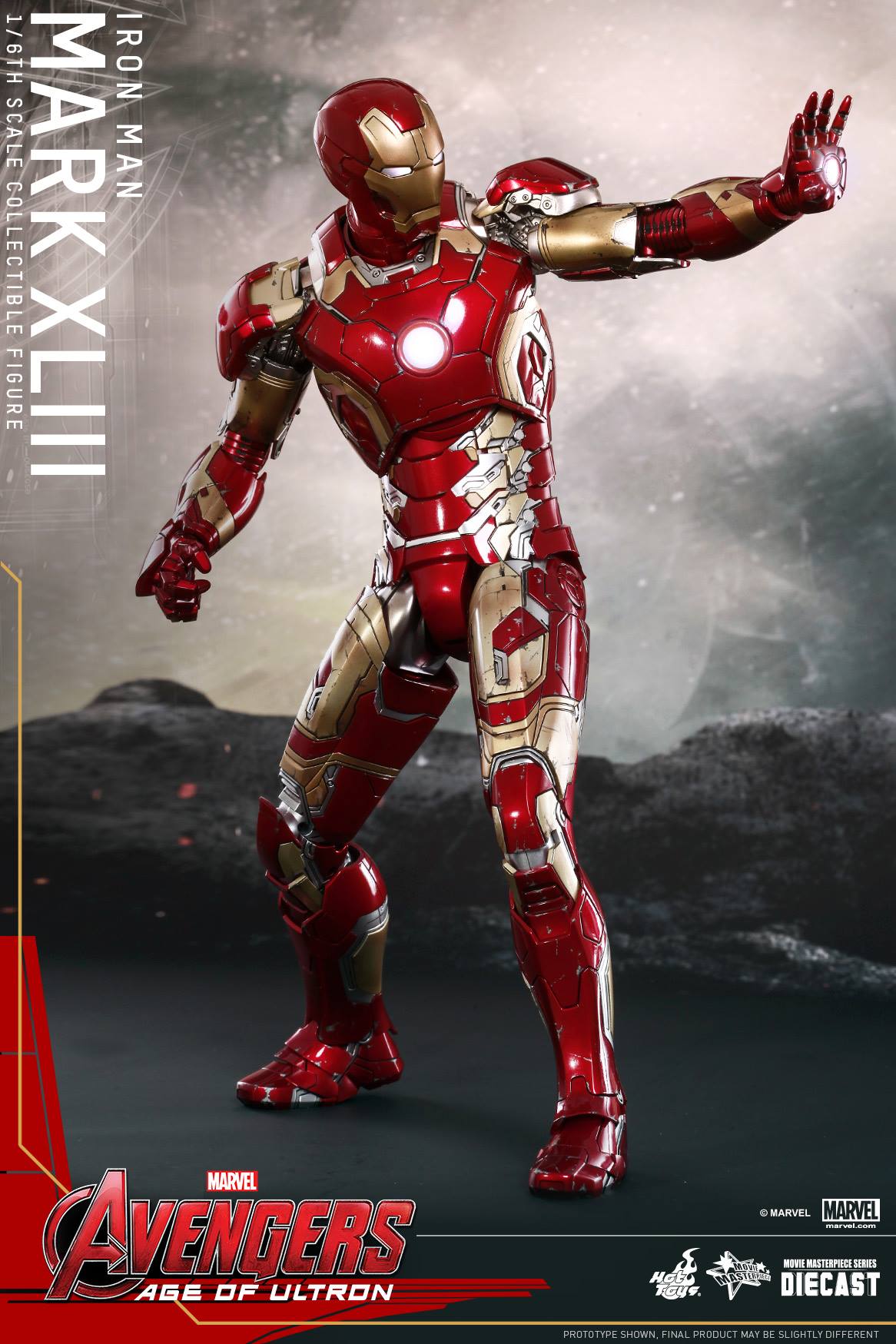 Iron Man S Mark Xliii Armor From Avengers Age Of Ultron Revealed Via Hot Toys Comic Book Movies And Superhero Movie News Superherohype