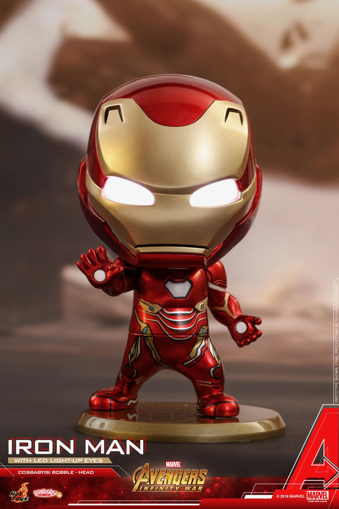 Hot Toys Aiw Iron Man With Led Light Up Eyes Cosbaby S_pr1