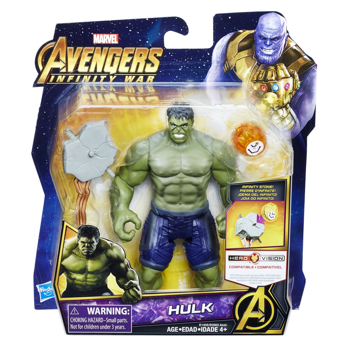 Marvel Avengers Infinity War 6 Inch Deluxe Figure Assortment Hulk In Pkg