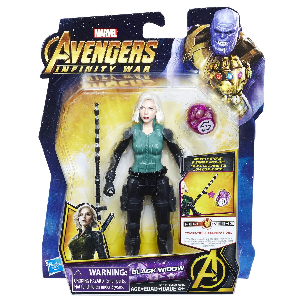 Marvel Avengers Infinity War 6 Inch Figure Assortment Black Widow In Pkg