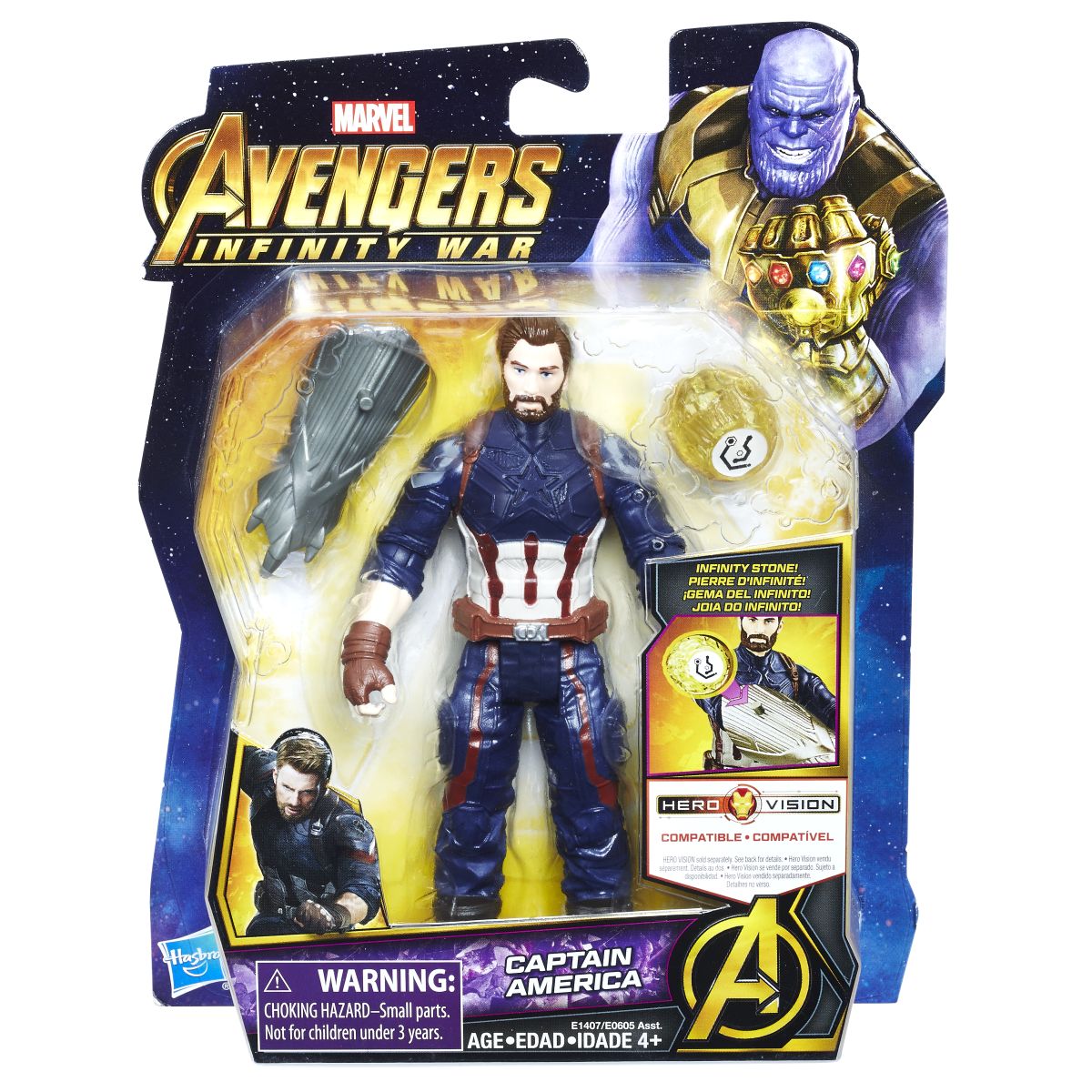 Marvel Avengers Infinity War 6 Inch Figure Assortment Captain America In Pkg