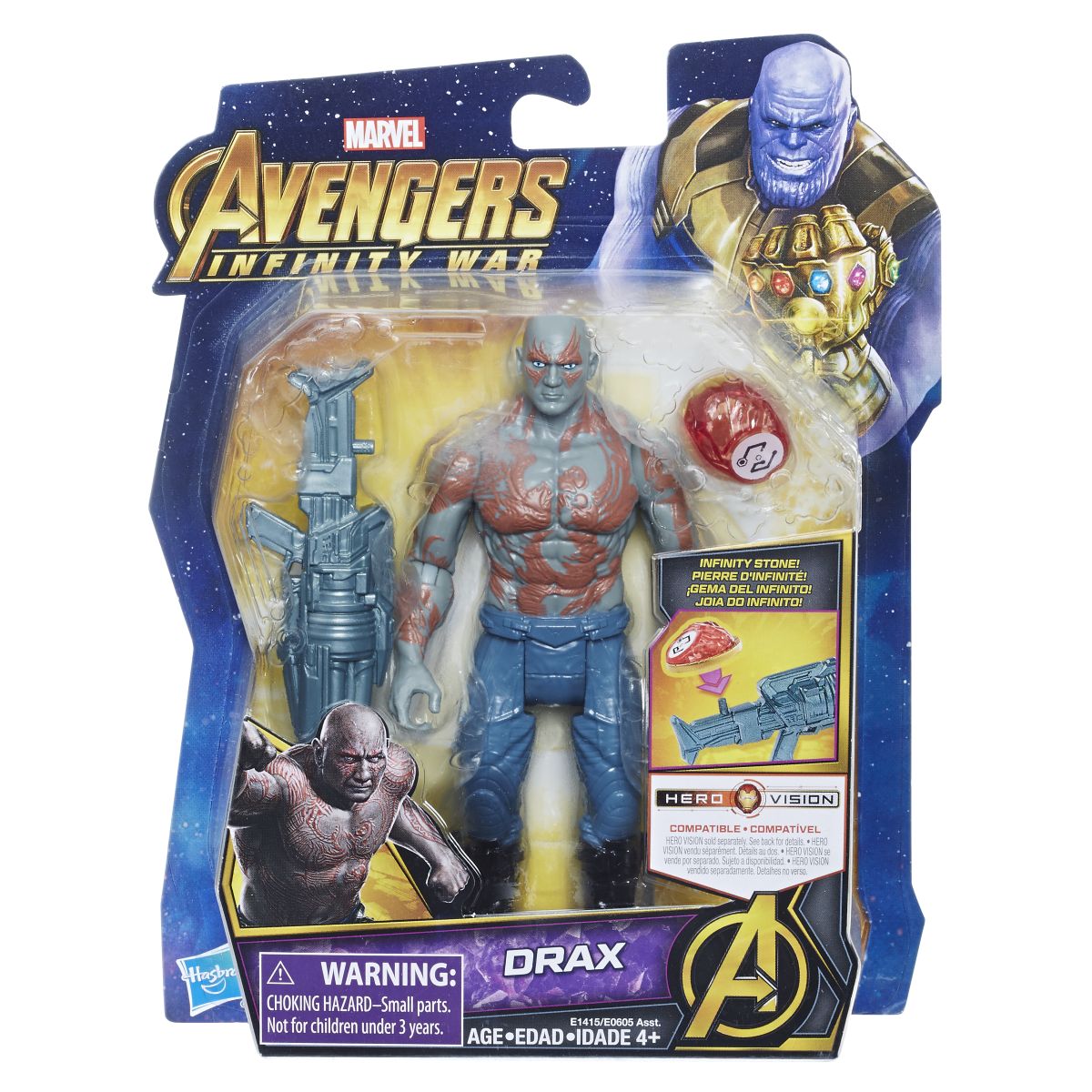 Marvel Avengers Infinity War 6 Inch Figure Assortment Drax In Pkg