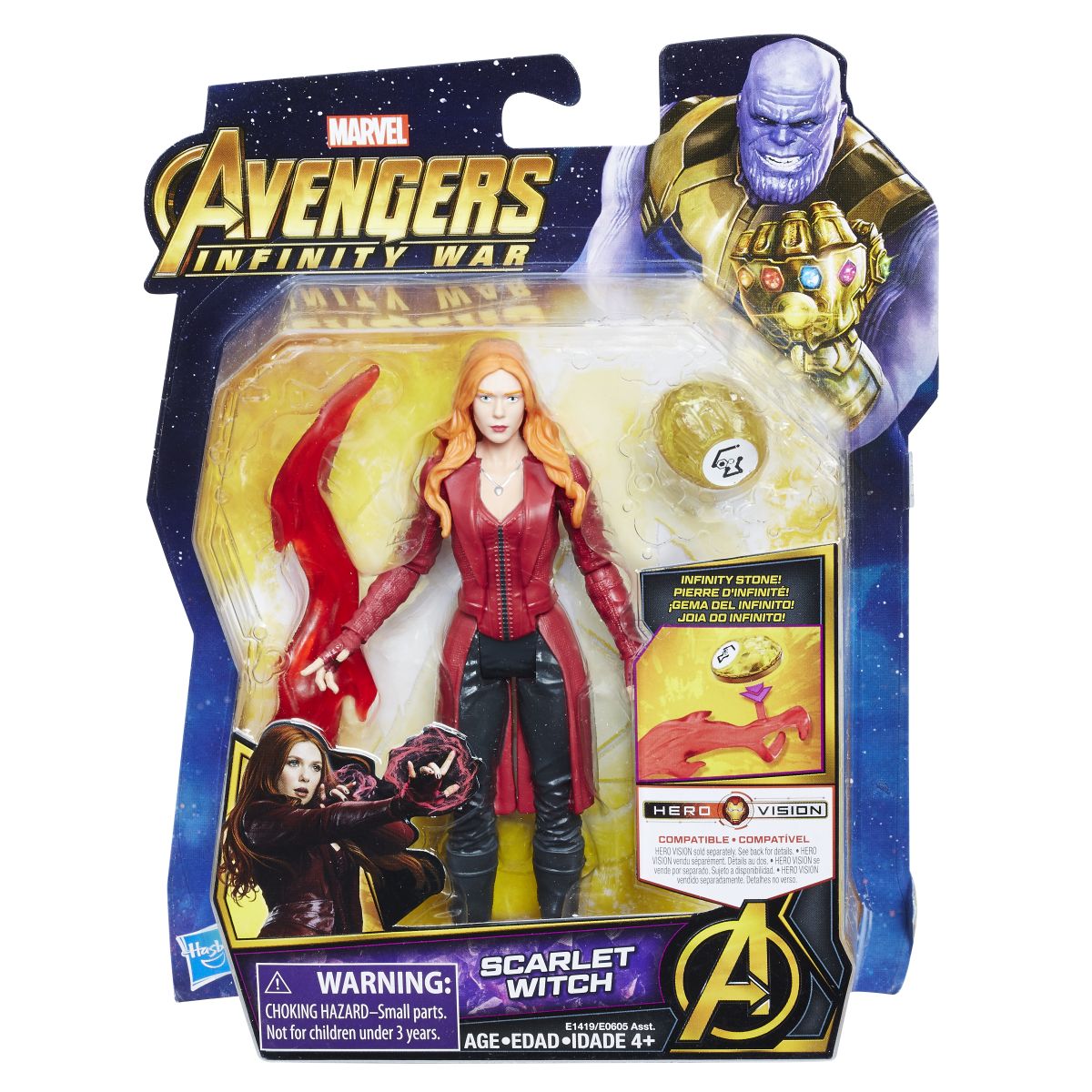 Marvel Avengers Infinity War 6 Inch Figure Assortment Scarlet Witch In Pkg