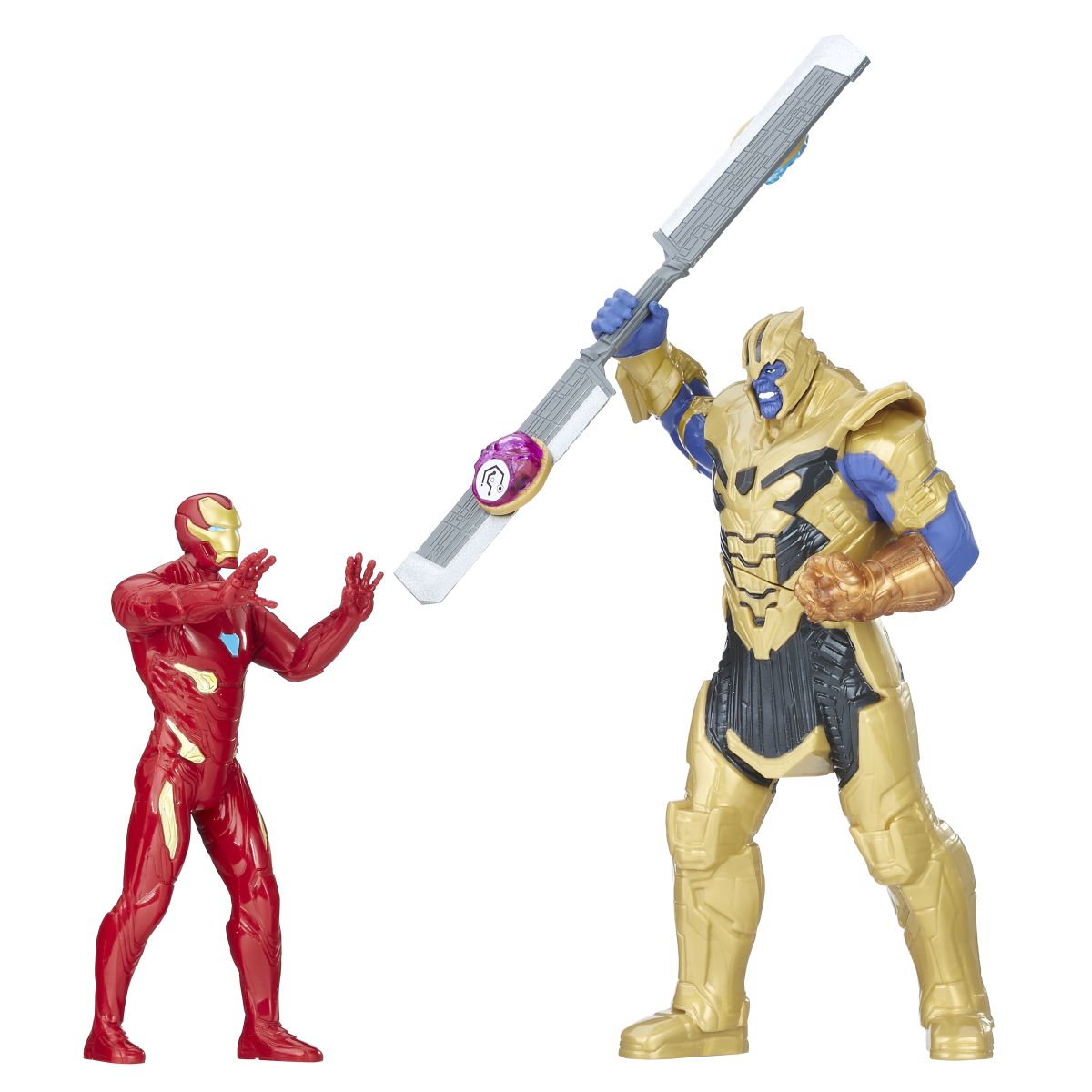 Marvel Avengers Infinity War Iron Man Vs Thanos Battle Set Oop