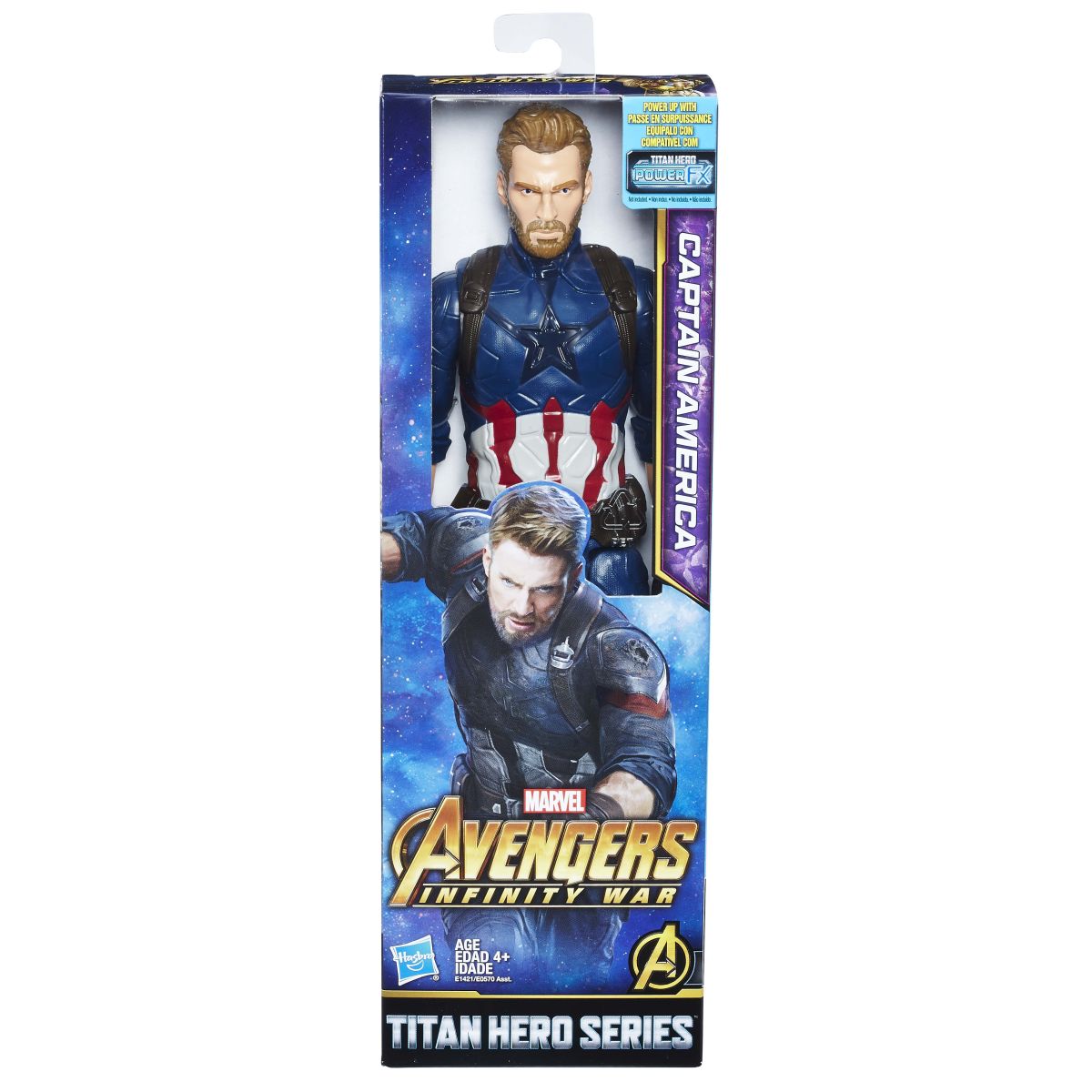 Marvel Avengers Infinity War Titan Hero 12 Inch Figures Captain America In Pkg