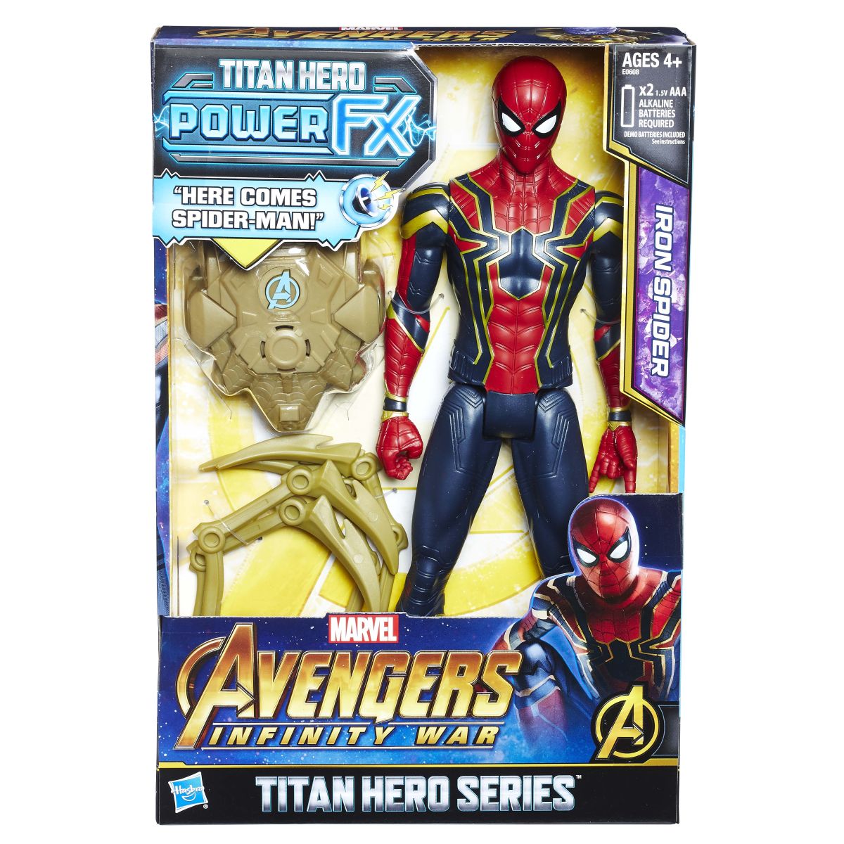 Marvel Avengers Infinity War Titan Hero 12 Inch Power Fx Figures Iron Spider In Pkg