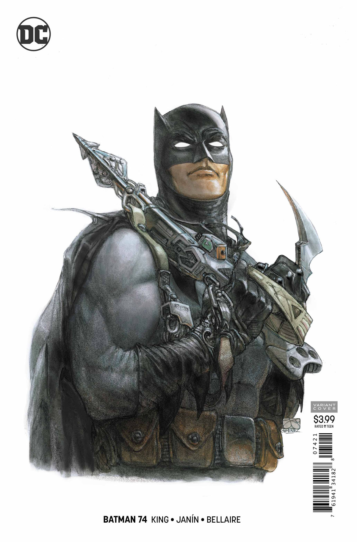 Batman #74 variant cover