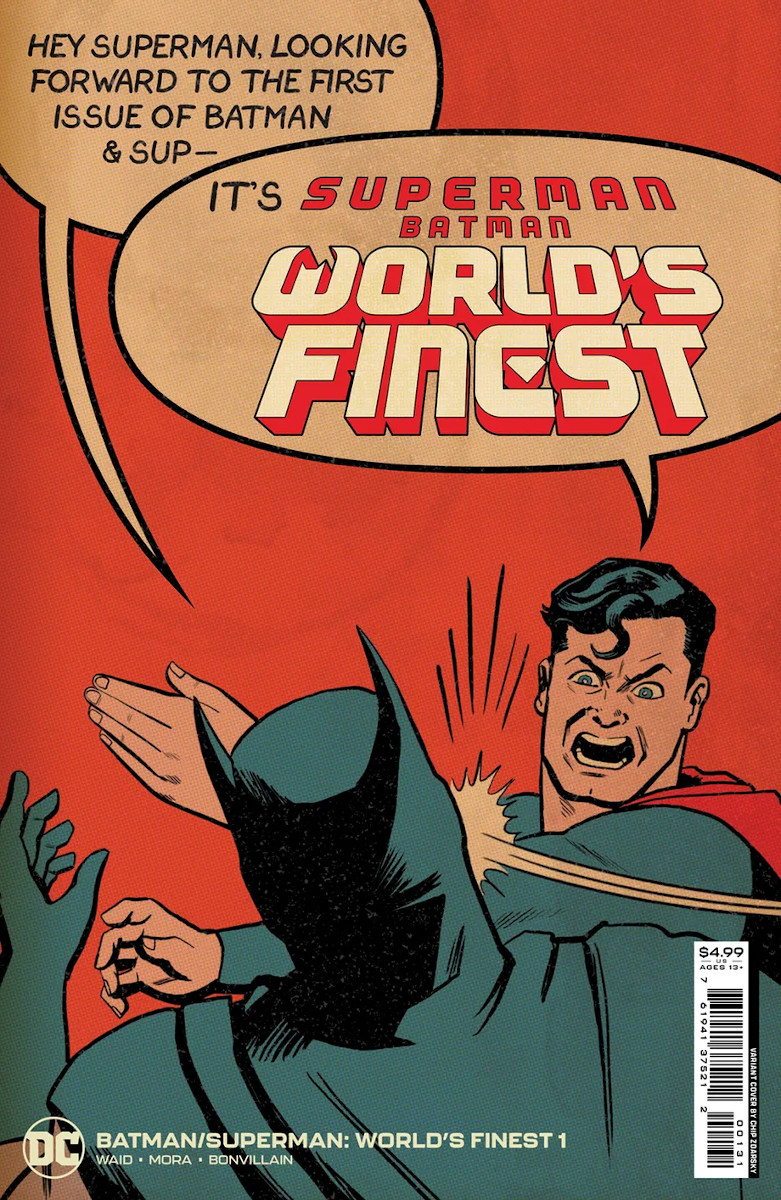 Batman/Superman: World's Finest #1 Cover by Chip Zdarsky