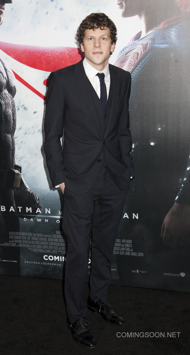 NY Premiere of Batman vs Superman Dawn of Justice

Featuring: Jesse Eisenberg
Where: New York, New York, United States
When: 21 Mar 2016
Credit: WENN.com