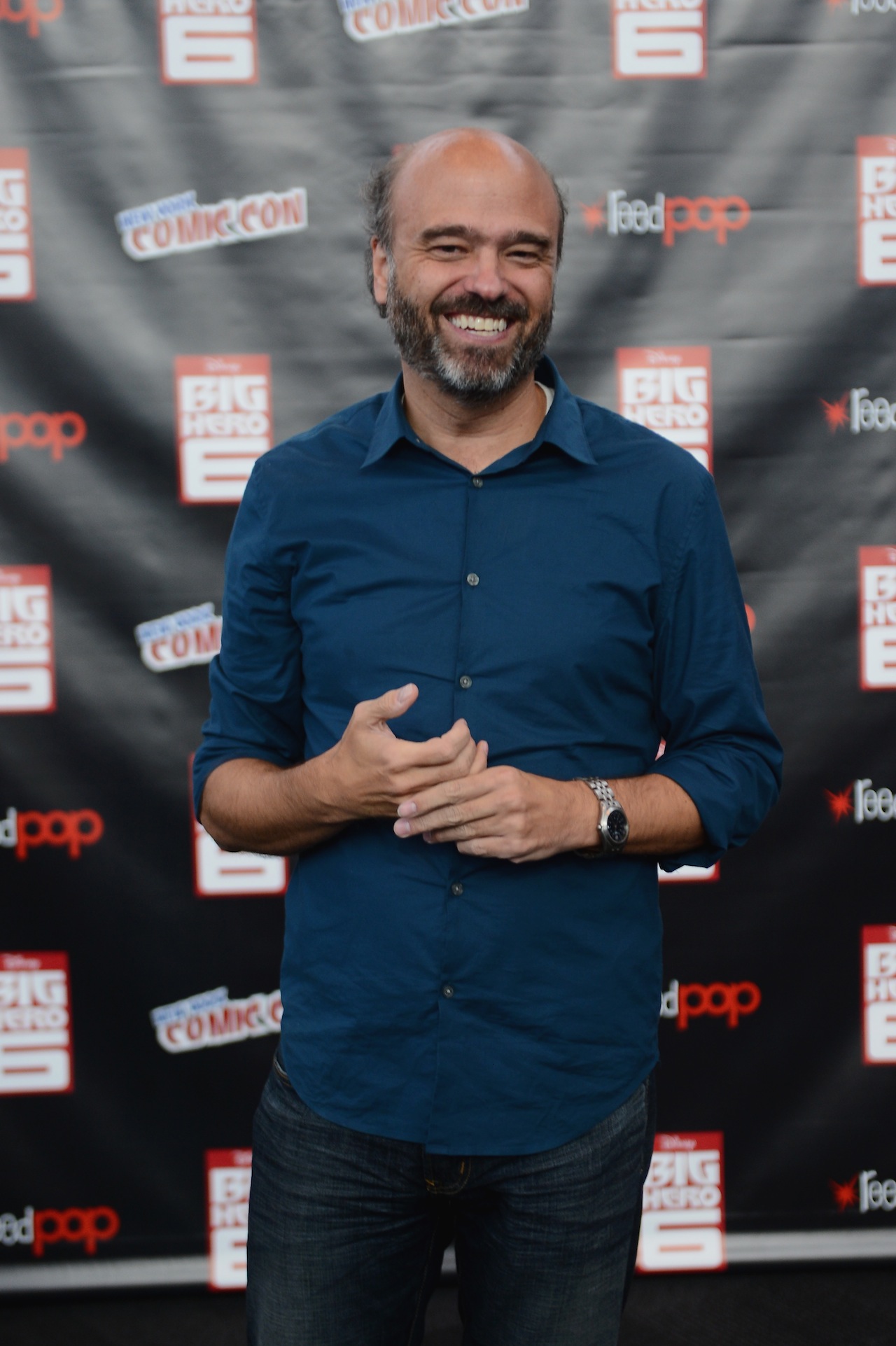 NEW YORK, NY - OCTOBER 09:  Actor Scott Adsit attends Walt Disney Studios' 2014 New York Comic Con presentations of "Big Hero 6" and "Tomorrowland" at the Javits Convention Center on Thursday October 9, 2014 in New York City.  (Photo by Stephen Lovekin/Getty Images for Disney) *** Local Caption *** Scott Adsit