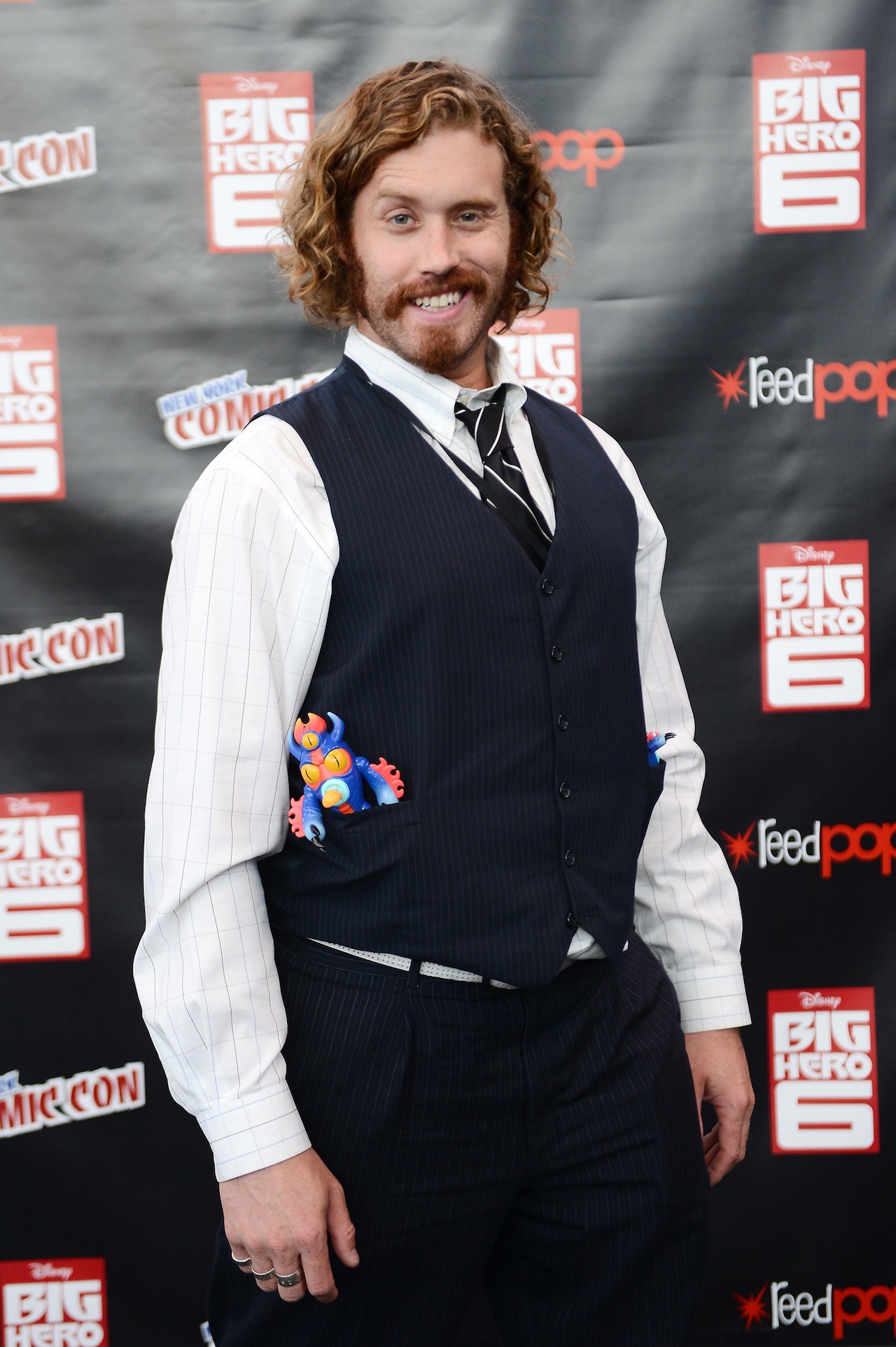 NEW YORK, NY - OCTOBER 09:  Actor T.J. Miller attends Walt Disney Studios' 2014 New York Comic Con presentations of "Big Hero 6" and "Tomorrowland" at the Javits Convention Center on Thursday October 9, 2014 in New York City.  (Photo by Stephen Lovekin/Getty Images for Disney) *** Local Caption *** TJ Miller
