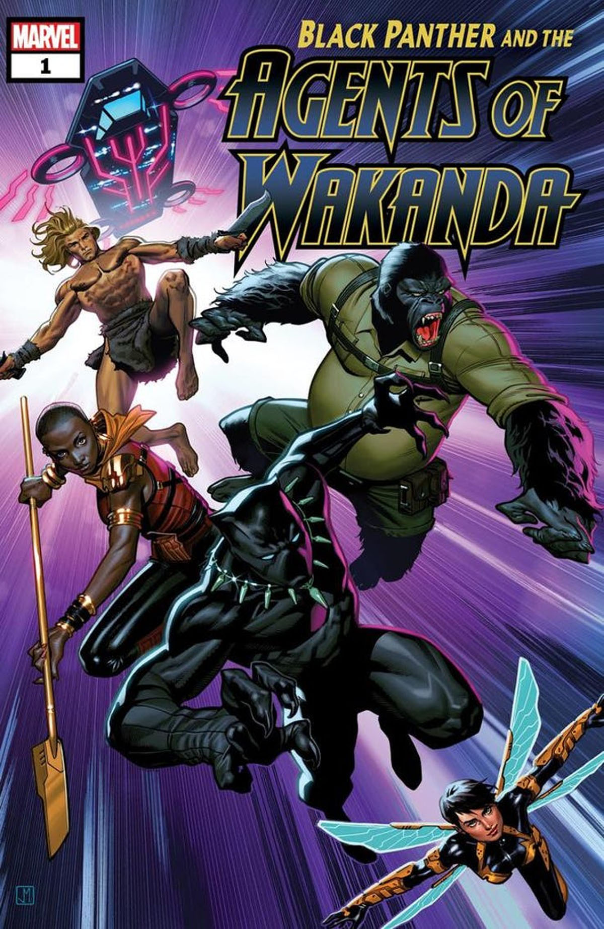 Black Panther and the Agents of Wakanda #1 cover a