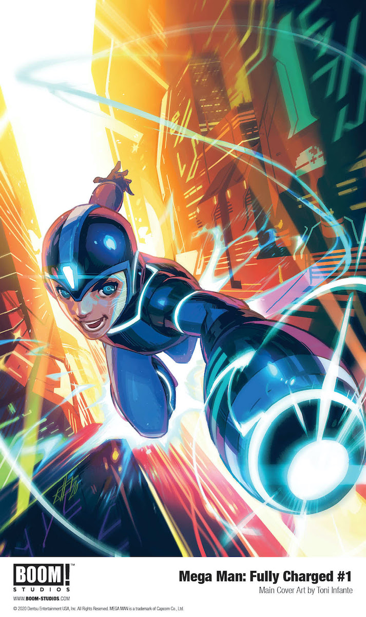 Mega Man: Fully Charged #1 Cover by Toni Infante