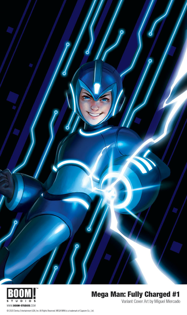 Mega Man: Fully Charged #1 Variant Cover by Miguel Mercado