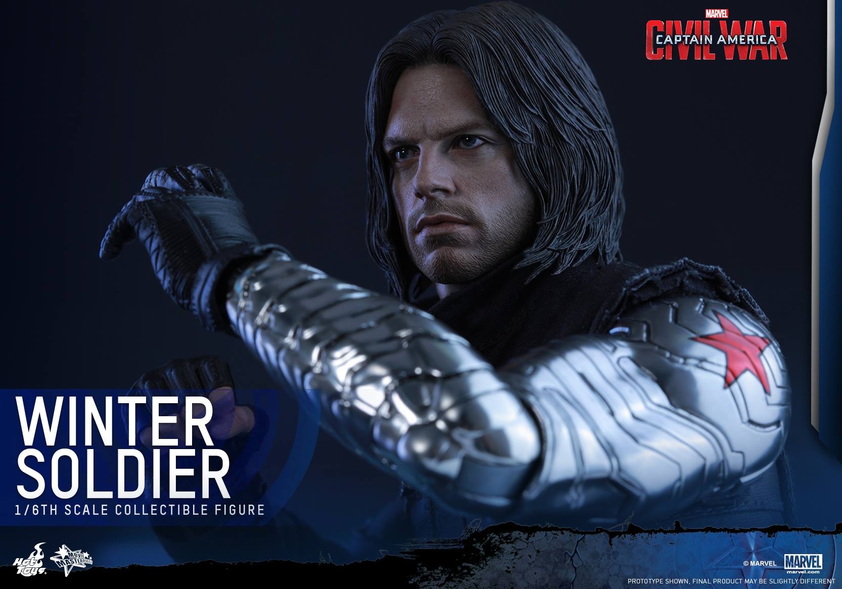 Captain America: Civil War Winter Soldier Hot Toys