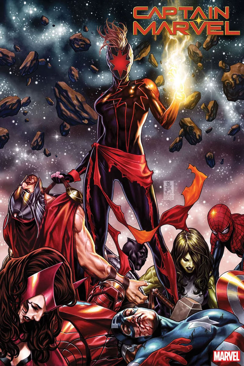 Captain Marvel #12 Cover by Mark Brooks