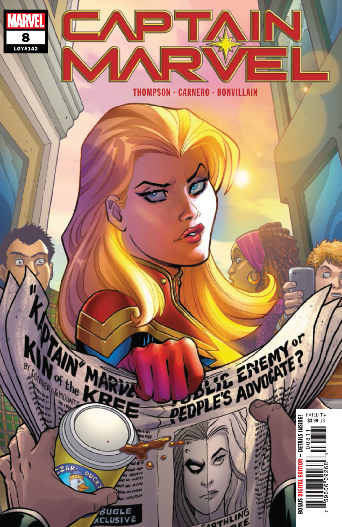 Captain Marvel #8 cover