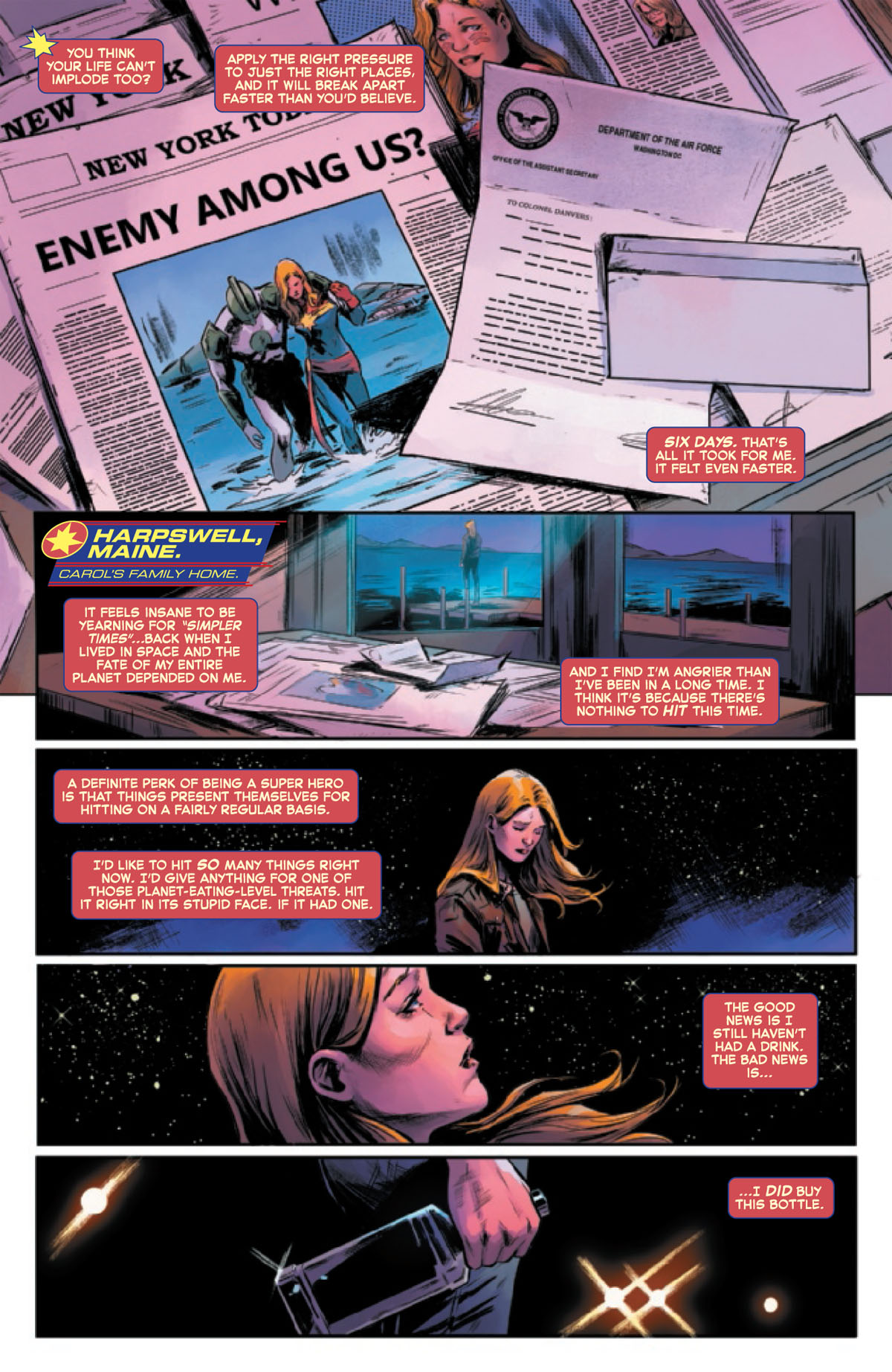 Captain Marvel #8 page 1