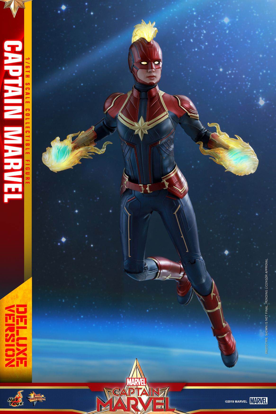 Hot Toys Captain Marvel Captain Marvel Collectible Figure Deluxe_pr1