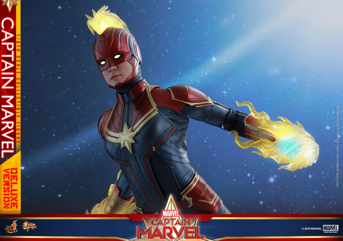 Hot Toys Captain Marvel Captain Marvel Collectible Figure Deluxe_pr18